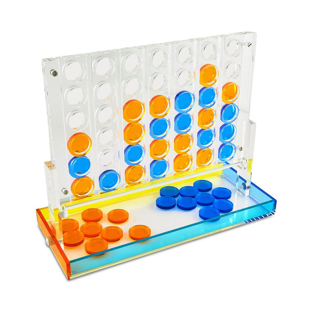 Tizo Lucite Multicolor Connect Four Set