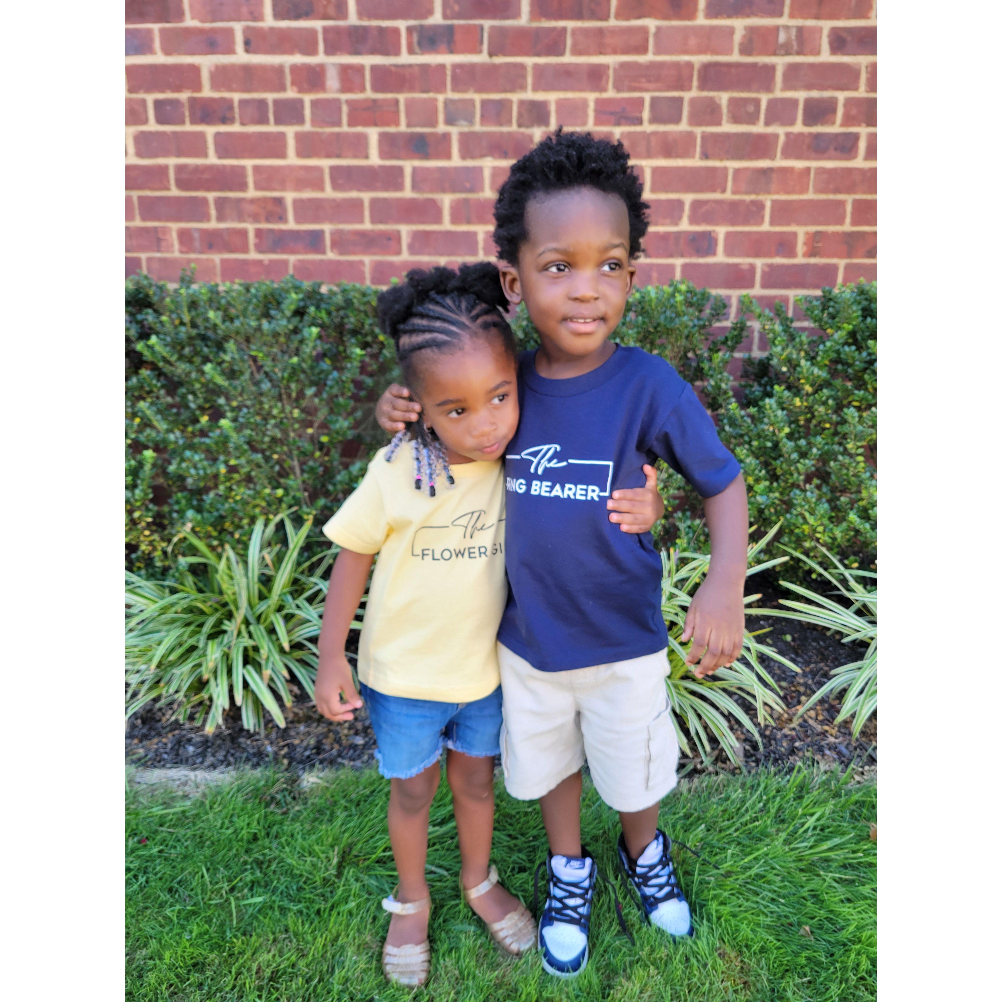 The youngest members of the "I Do" crew