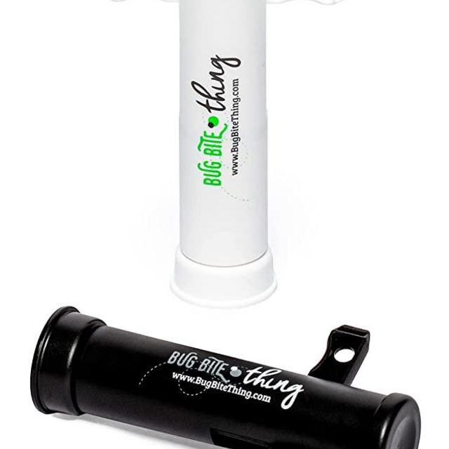 Bug Bite Thing Suction Tool, Poison Remover - Bug Bites and Bee/Wasp Stings, Natural Insect Bite Relief- 1 Black/1 White