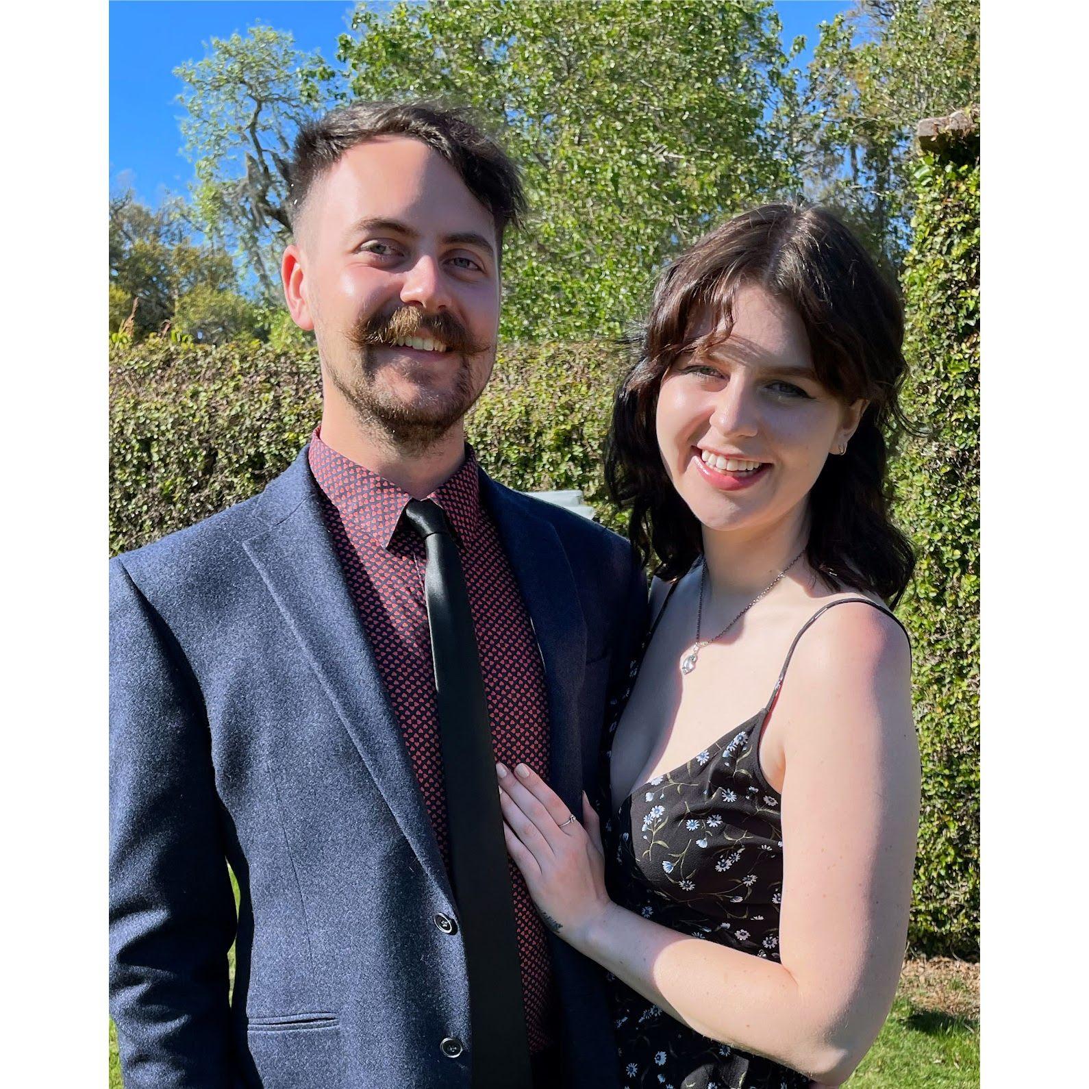 Cousin Melissa's wedding, spring of 2022