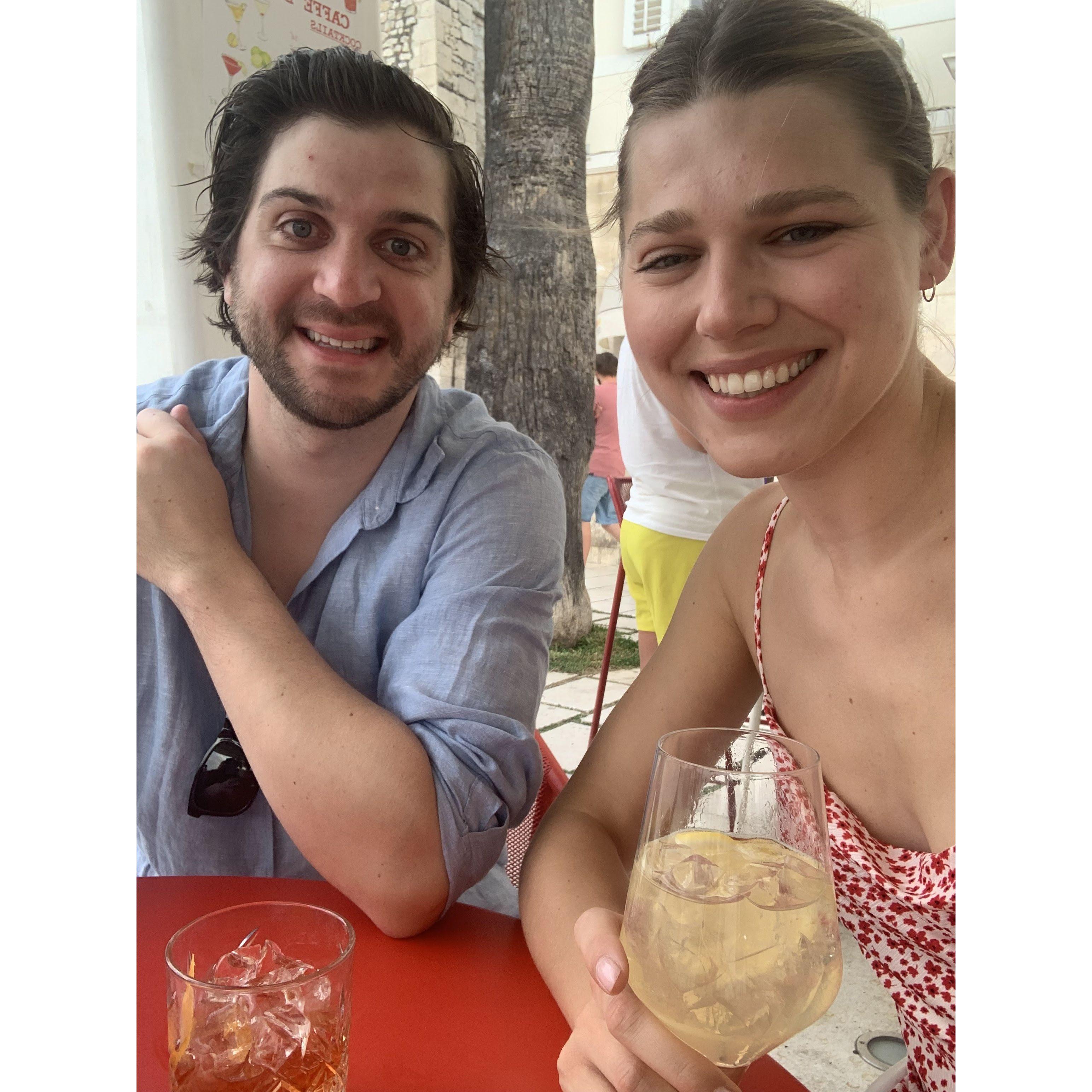 First night of our European summer off in Split, Croatia
