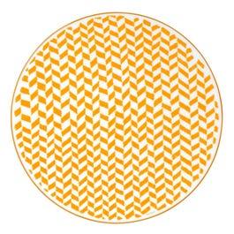 Hermès A Walk in the Garden Dinner Plate, Yellow