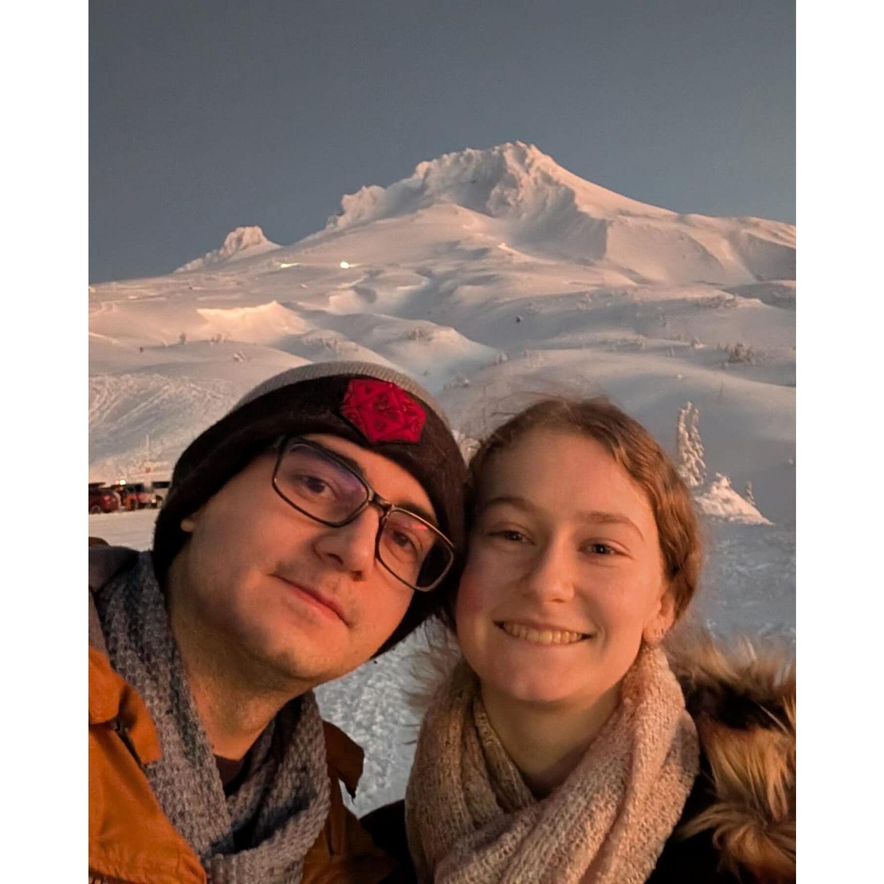New Year's Eve sunrise at Timberline - December 2024