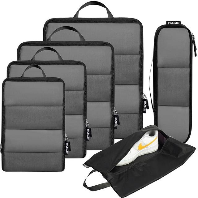 BAGAIL 4 Set/5 Set/6 Set Compression Packing Cubes Travel Accessories Expandable Packing Organizers