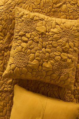 Dahlia Cotton Jersey Floral Euro Sham