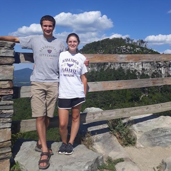 A short hike at Pilot Mountain, NC. July 2020.