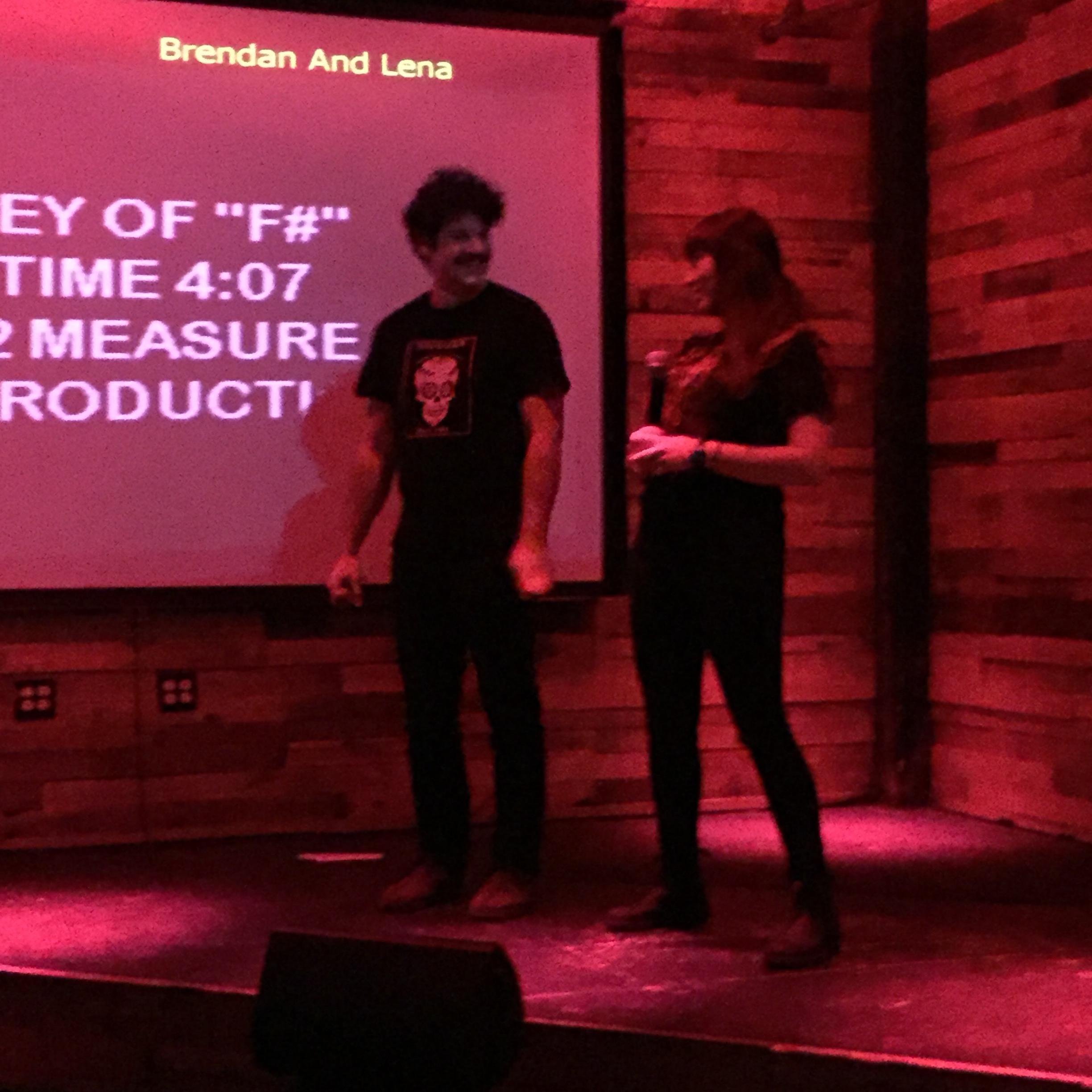 March 2016- Brendan loved showing off at karaoke, and how could I resist that adorable mustache?