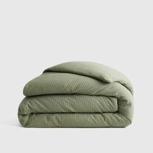 Organic Luxe Waffle Duvet Cover
