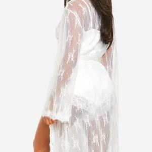 Bridal Lace Robe