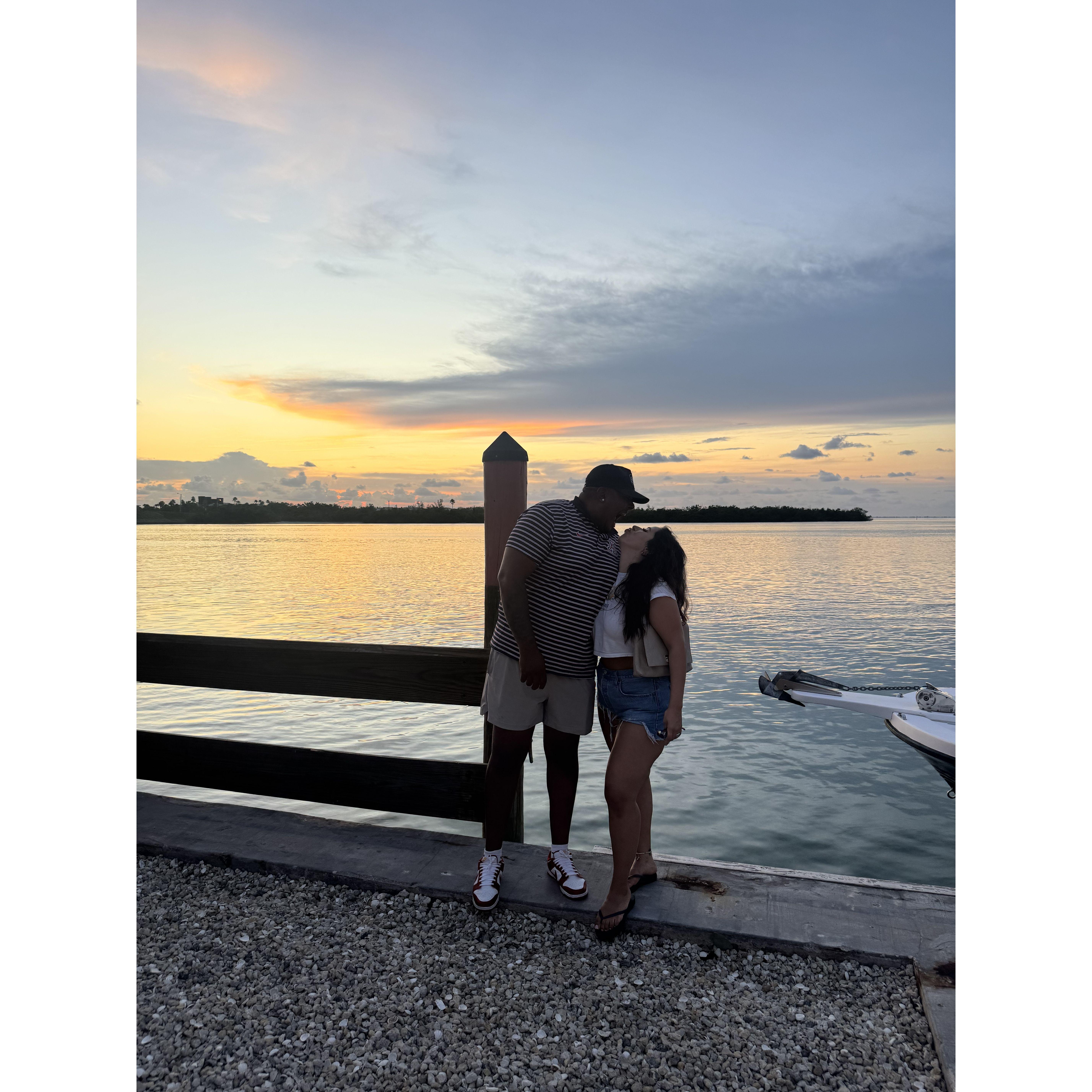 The night before Trey proposed