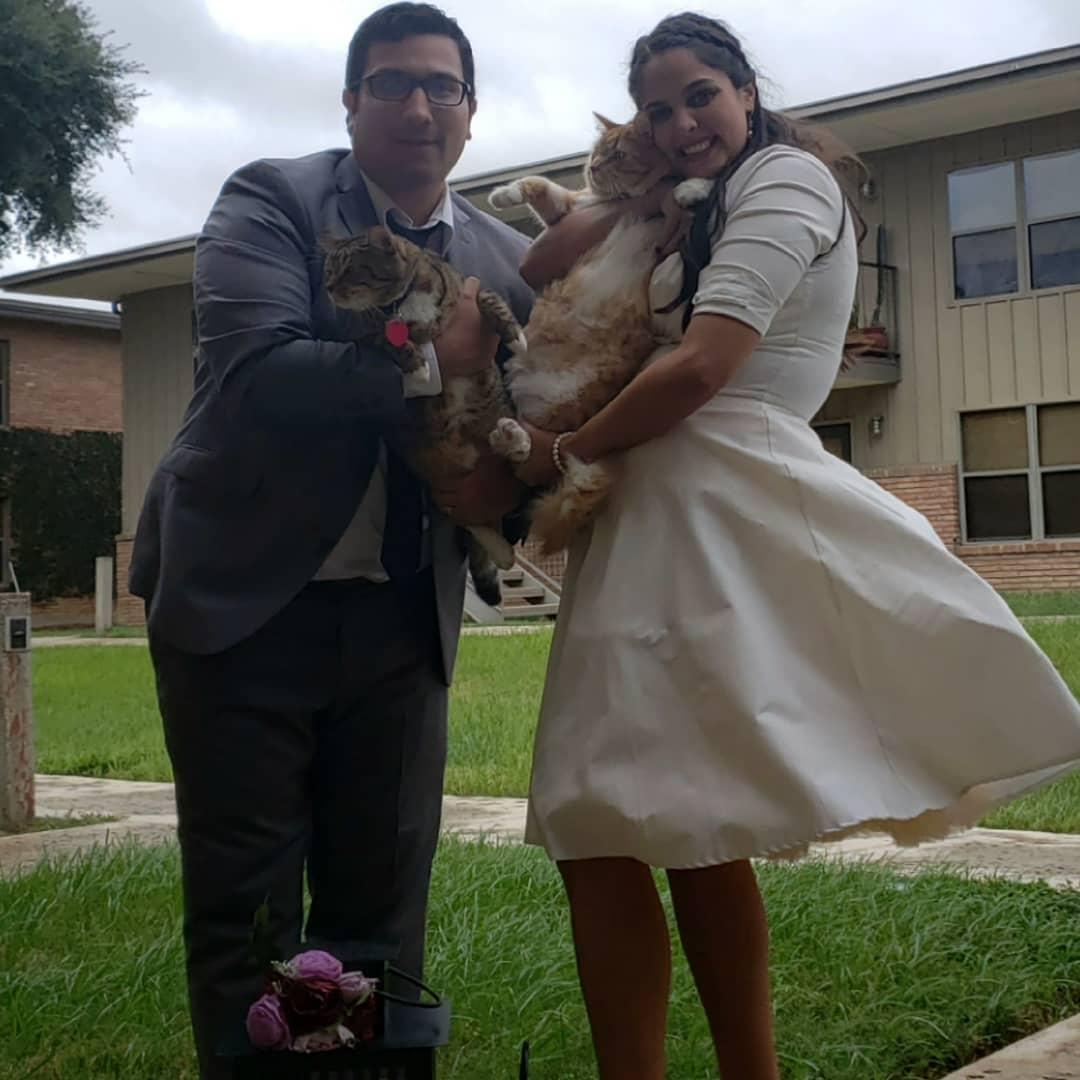 After our civil ceremony on 9.21.20 we had to include our first babies in the celebration
