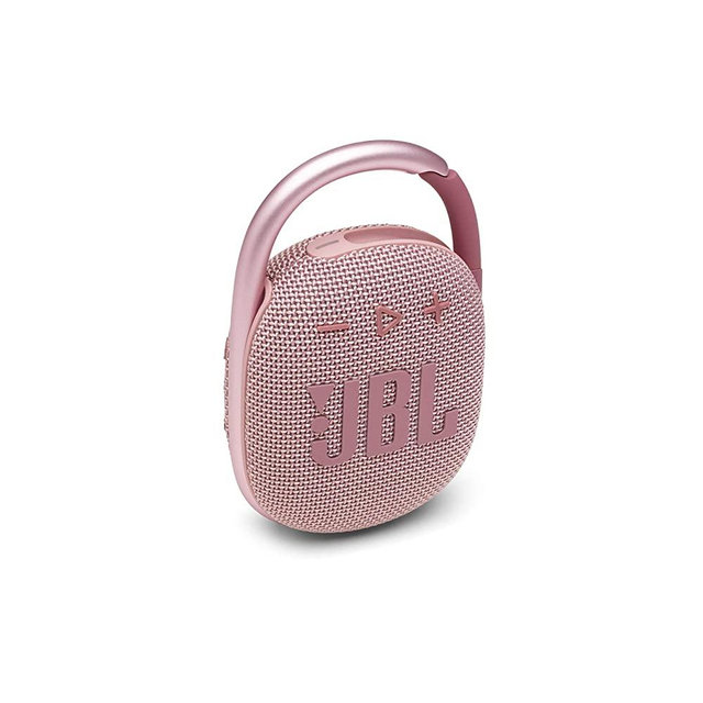 JBL Clip 4 - Portable Mini Bluetooth Speaker, Big Audio and Punchy bass, Integrated Carabiner, IP67 Waterproof and dustproof, 10 Hours of Playtime, Speaker for Home, Outdoor and Travel - (Pink)