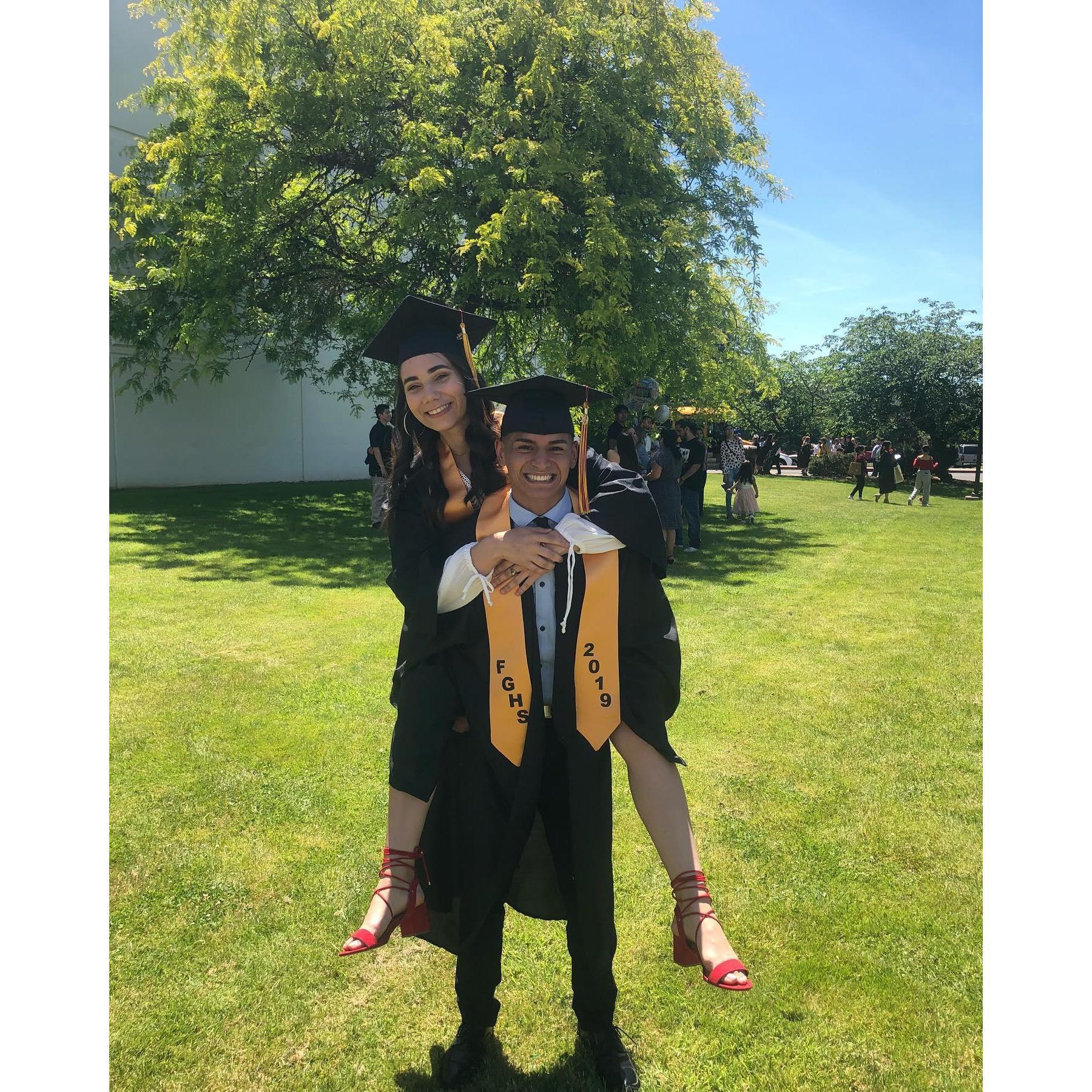 High school graduation. #classof2019