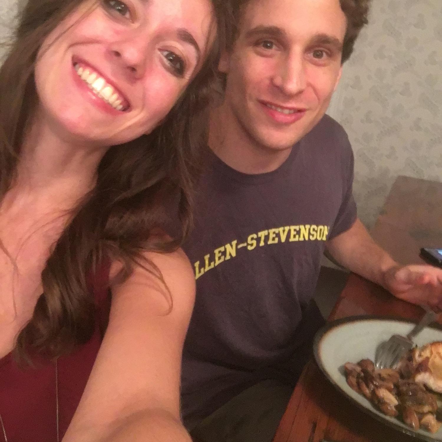 First meal in our home in Redding!
