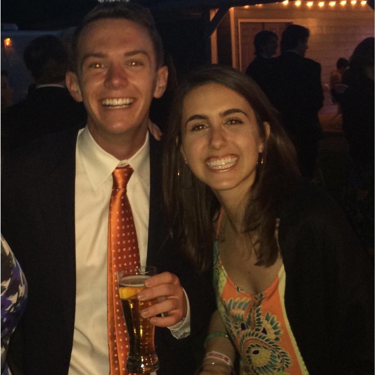 The first time Collin met Alicia's parents - at Alicia's college parent's formal