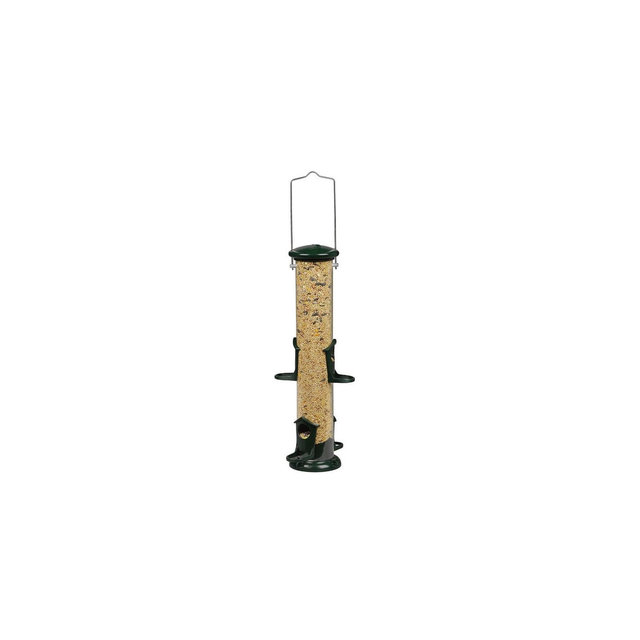 Audubon Wild Bird 2 lb Metal Tube Bird Feeder 4 ports