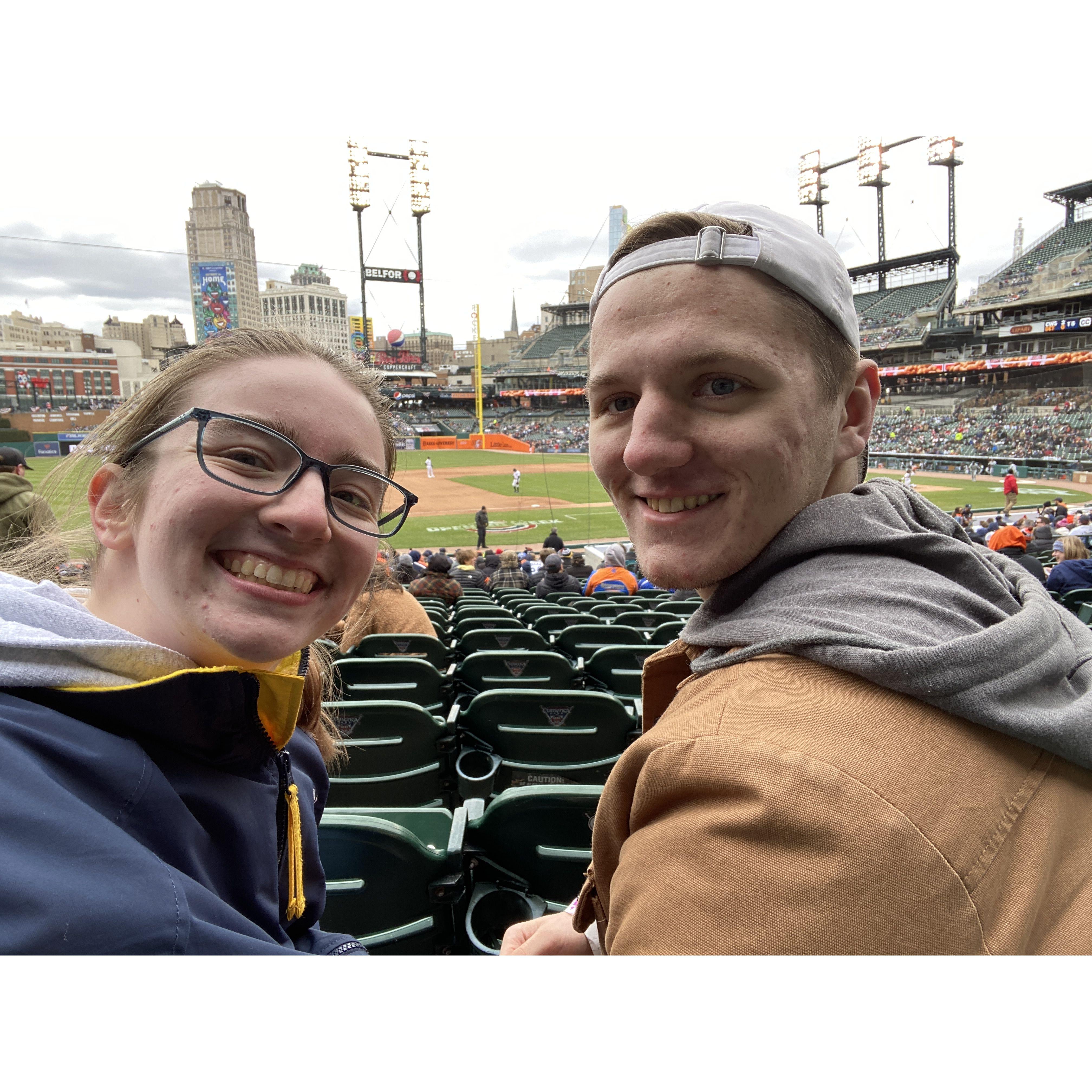 April 9, 2022: Our First Baseball Game