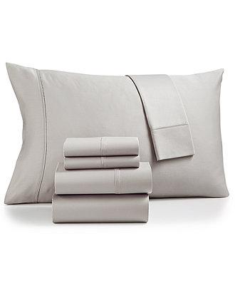 Essex StayFit 6-Pc Queen Sheet Set 1200-Thread Count, Created for Macy's Only At Macy's Color : Grey