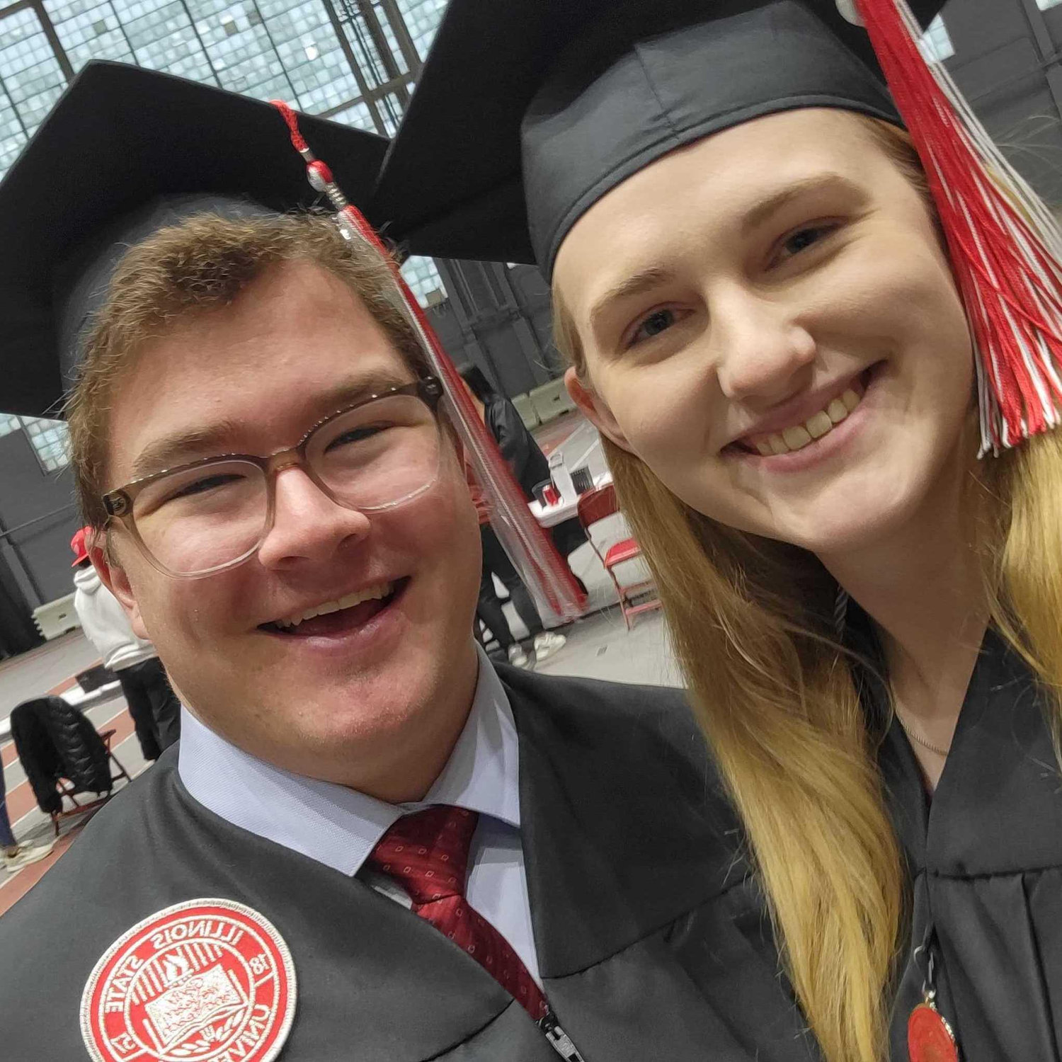 Wyatt Gotter and Annie at their College Graduation December 2024