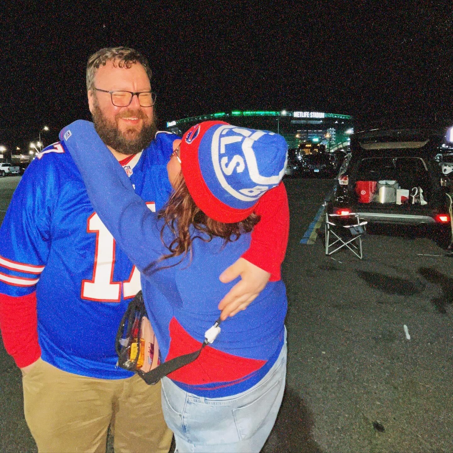 10.14.24 - Dans first ever NFL game (Go Bills!) He asked Erin if he could call her his girlfriend later that night.