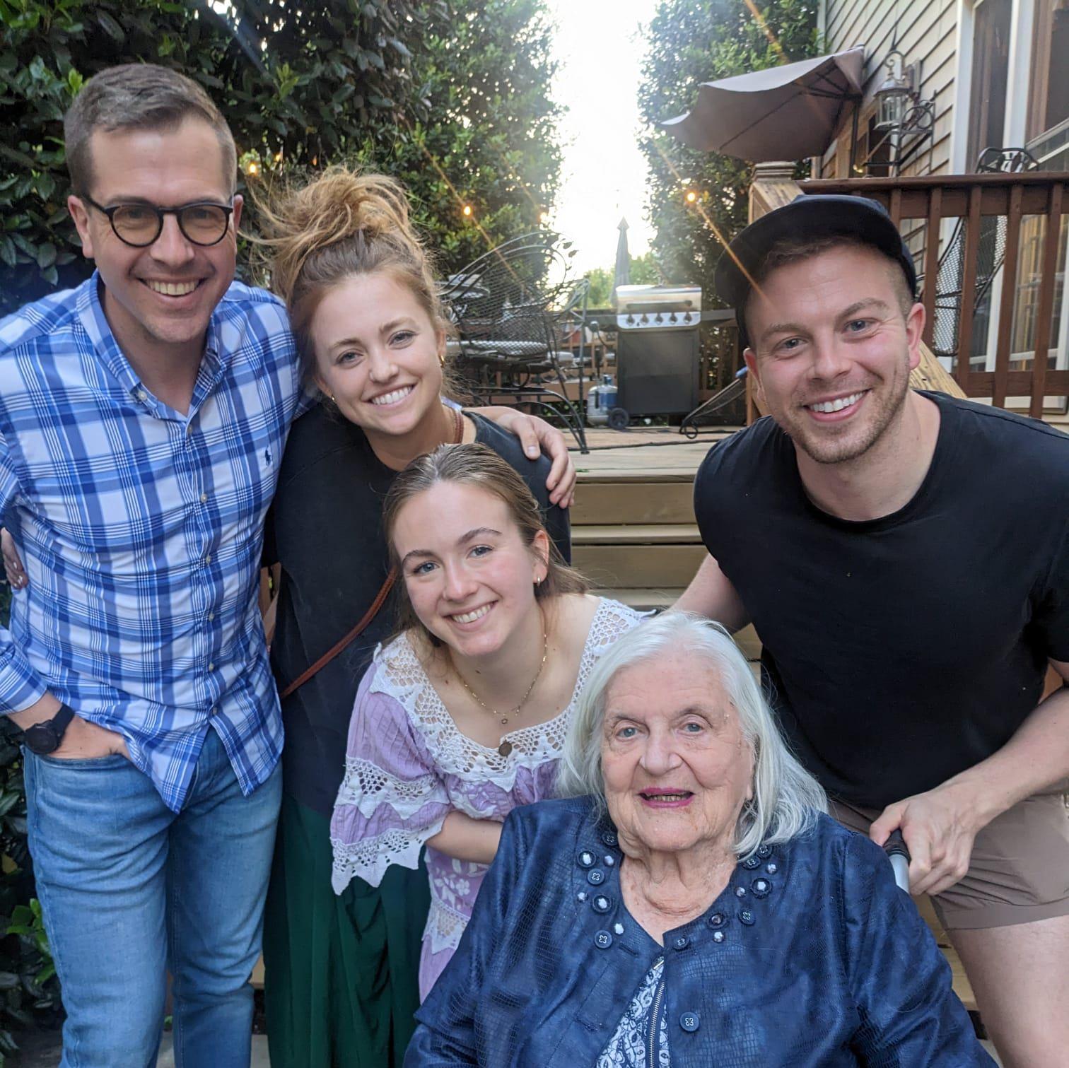 Gav's grandma - we miss her very much!