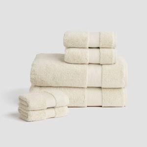Turkish Ultra Luxe Plush Bath Towel Bundle in Ivory