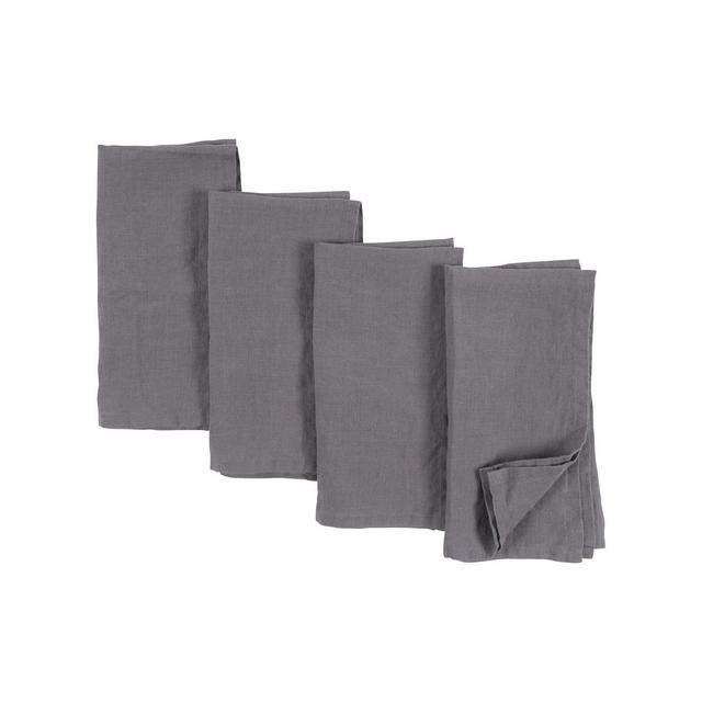 KAF Home Verona Stonewashed Linen Napkins, Set of 4
