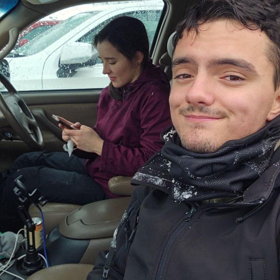 Learning to snowboard together