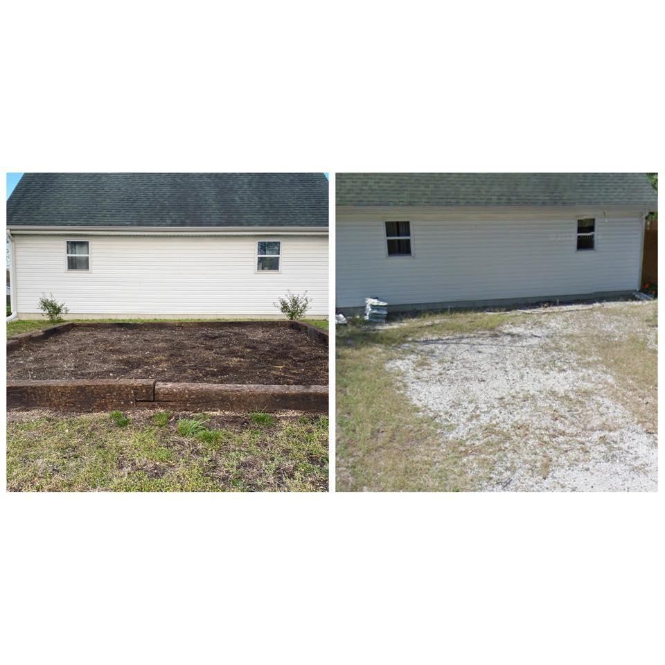 Our first big project together was buying our first home back in 2020. We've spent the past three years making our "first home" more our own - Pat's giant vegetable garden was so worth it!