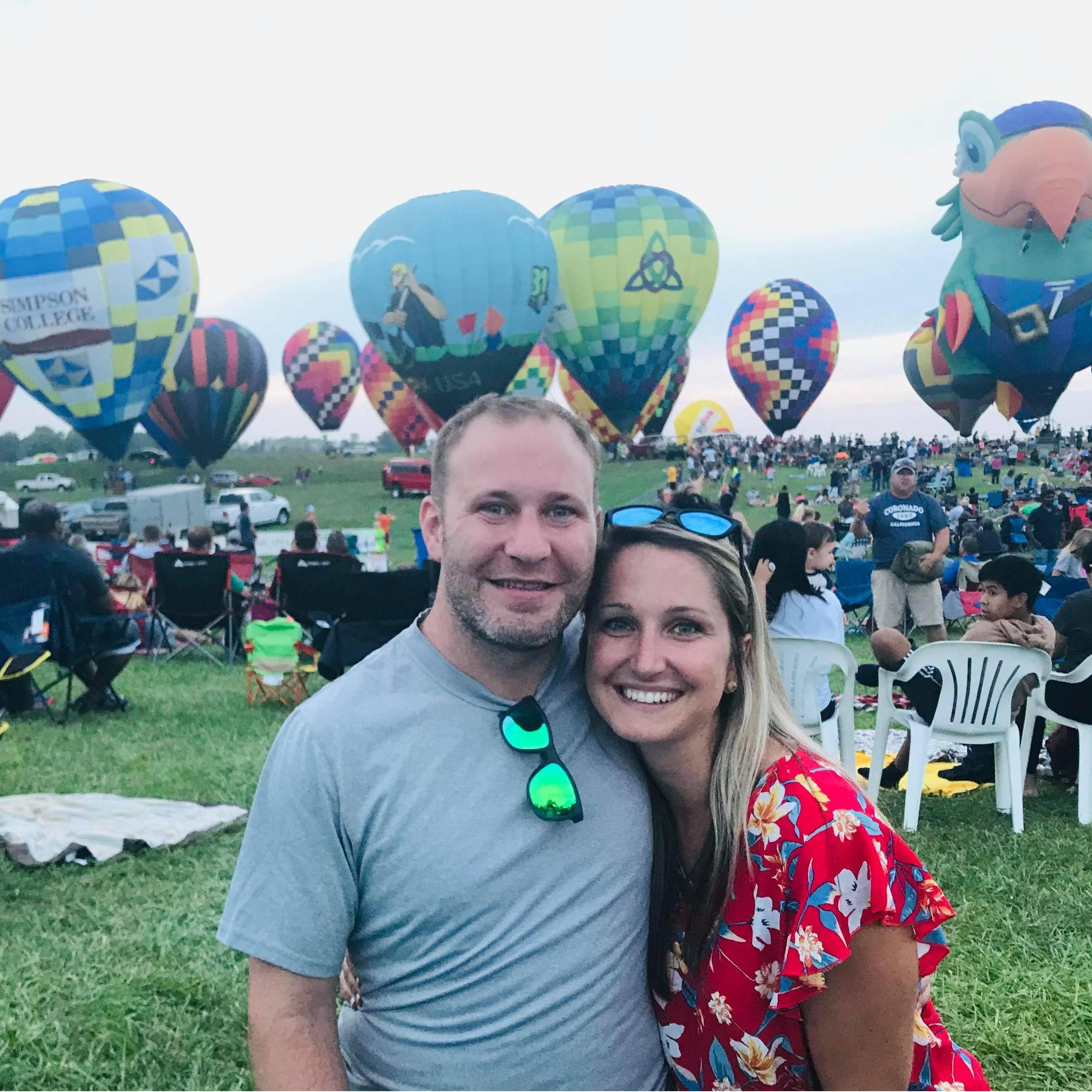 Last July 2019 at the Indianola, Iowa Balloon Festival!