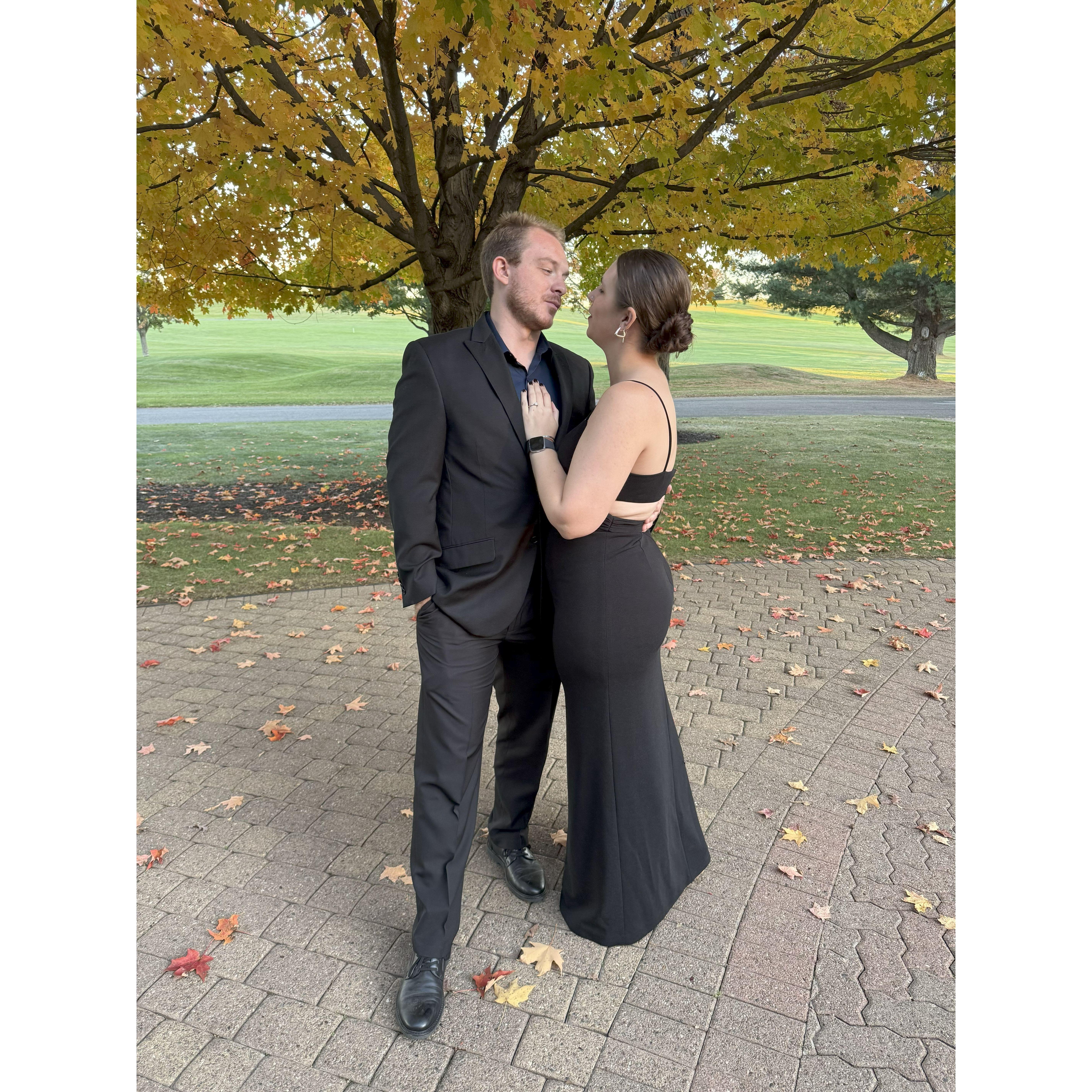 At a family member's wedding.
