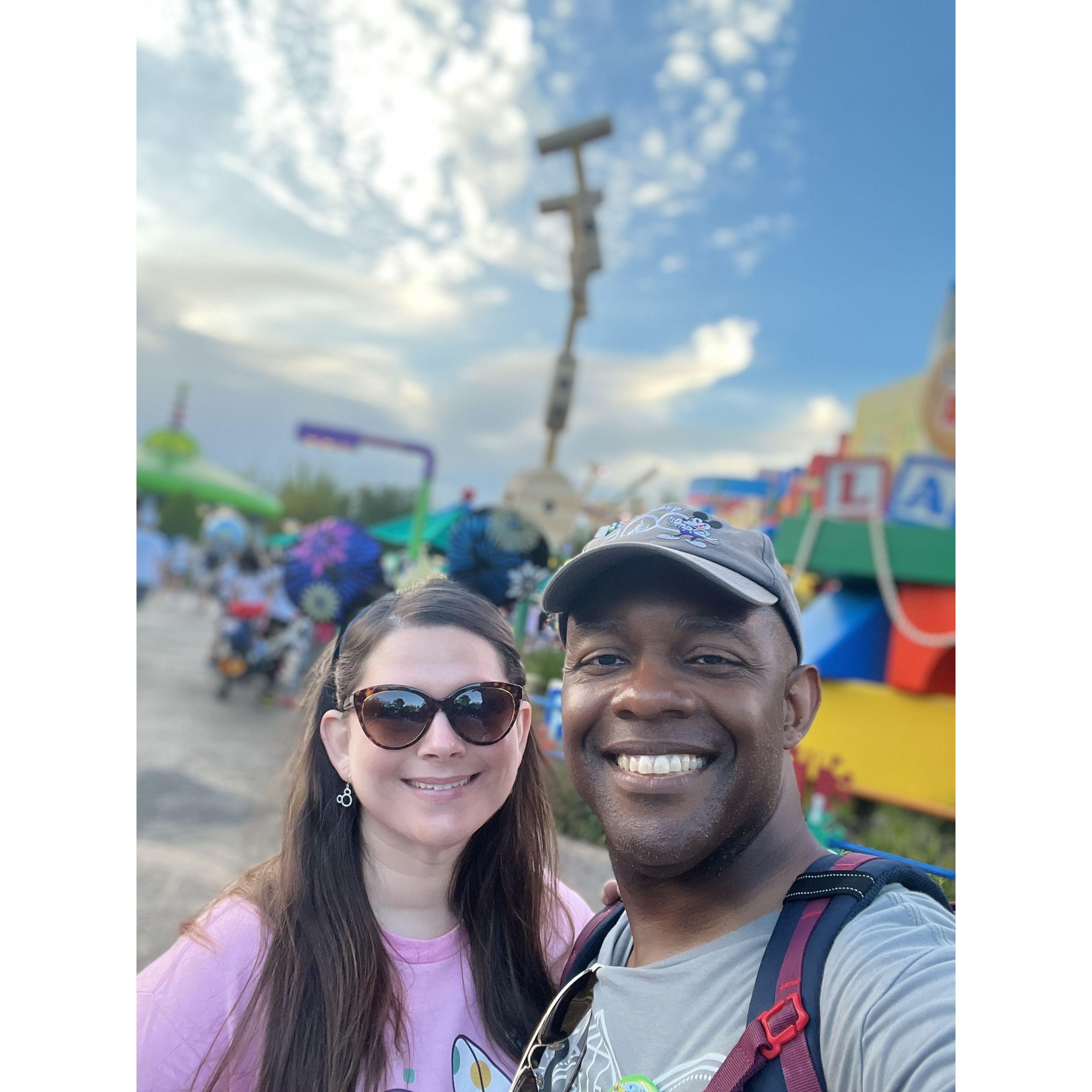 Couples day at Toy Story Land