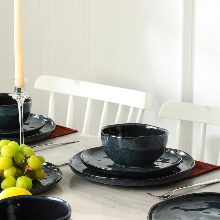 Stone Lain Albie 4-Piece Pasta Bowl Set Stoneware, White