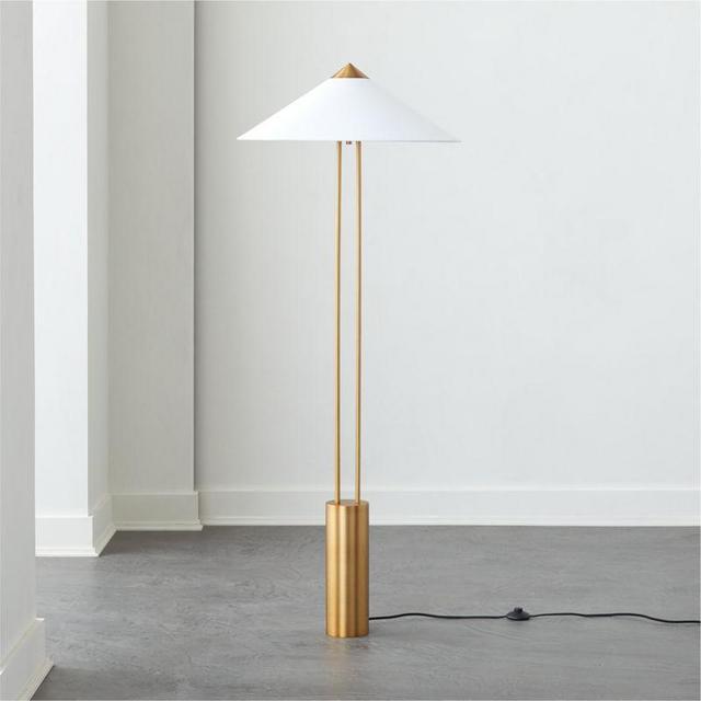 Staccato Brass Floor Lamp