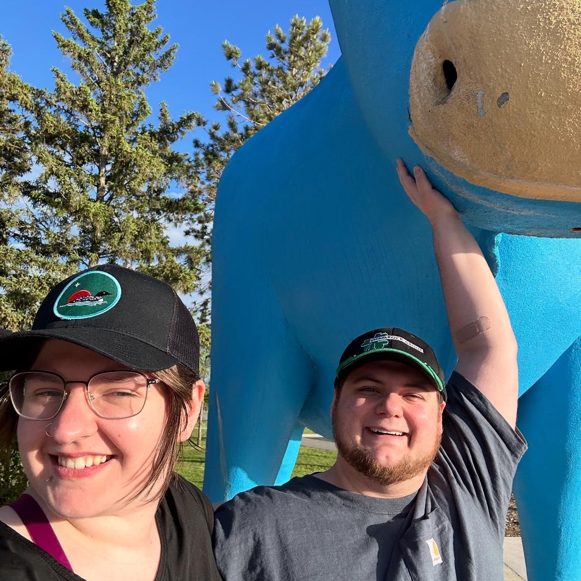 Day trip in Bemidji, and a meeting with Paul Bunyan and Babe!