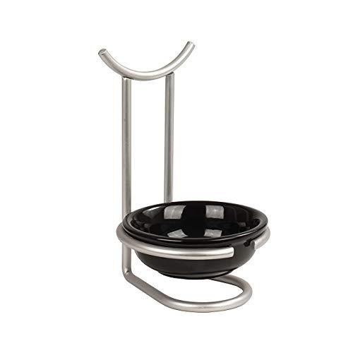 Spectrum Diversified Euro Spoon Rest with Ceramic Dish, Satin Nickel