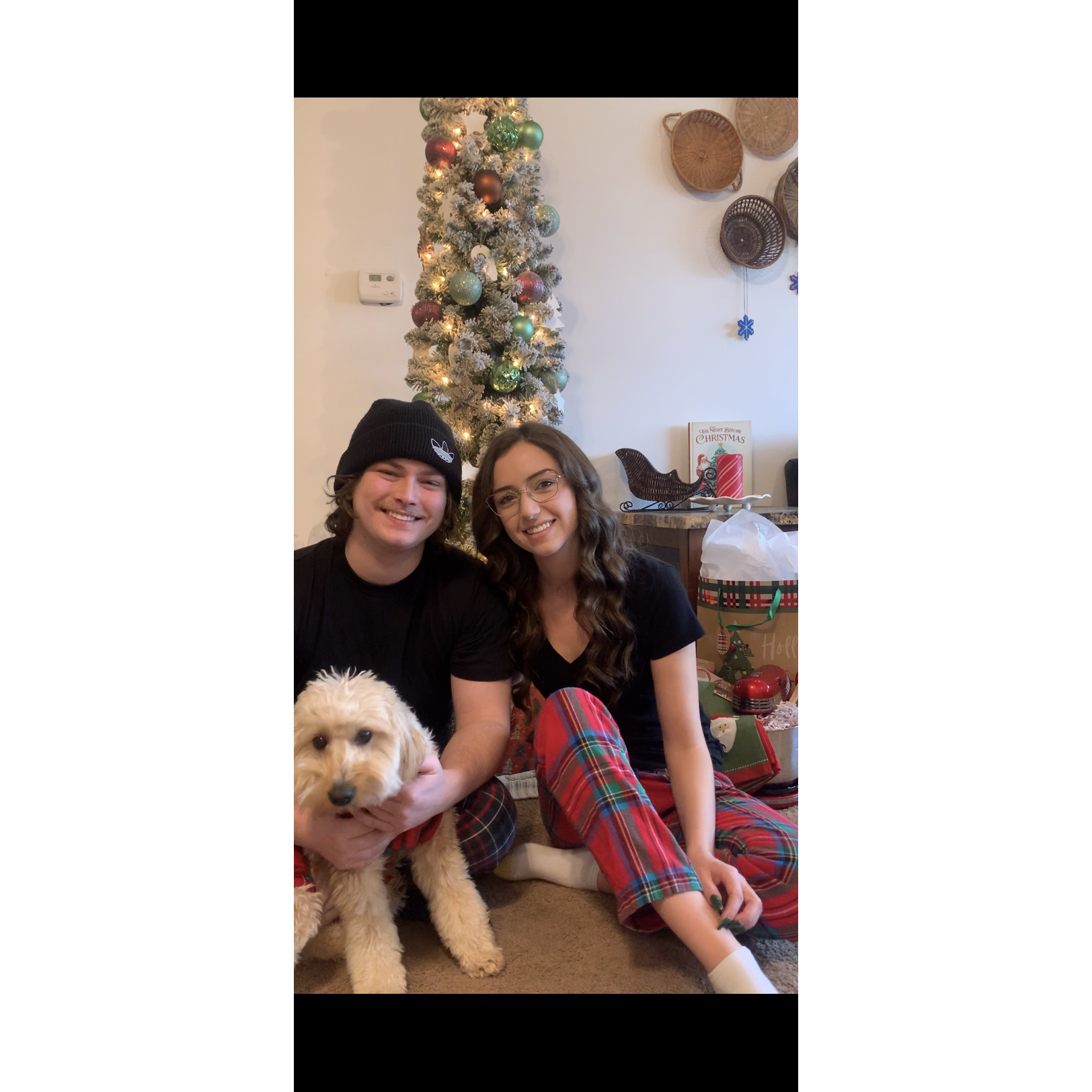 Our attempt at Christmas photos - December 22, 2022