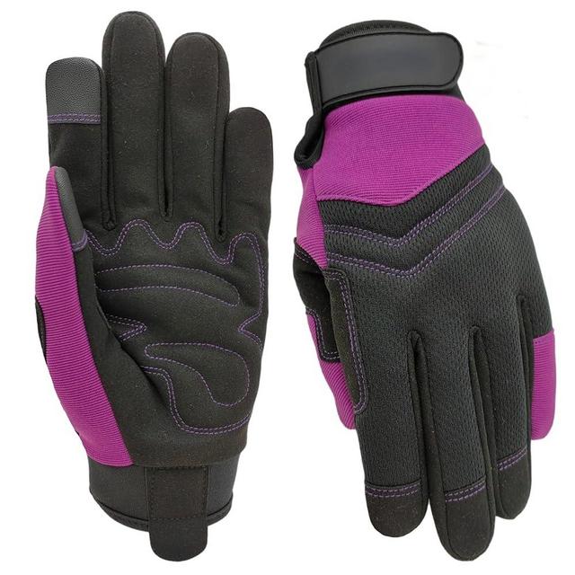 MSUPSAV Thorn Proof&Puncture Resistant Gardening Gloves with Grip,Garden Gloves for Women, Leather Work Gloves,Gifts