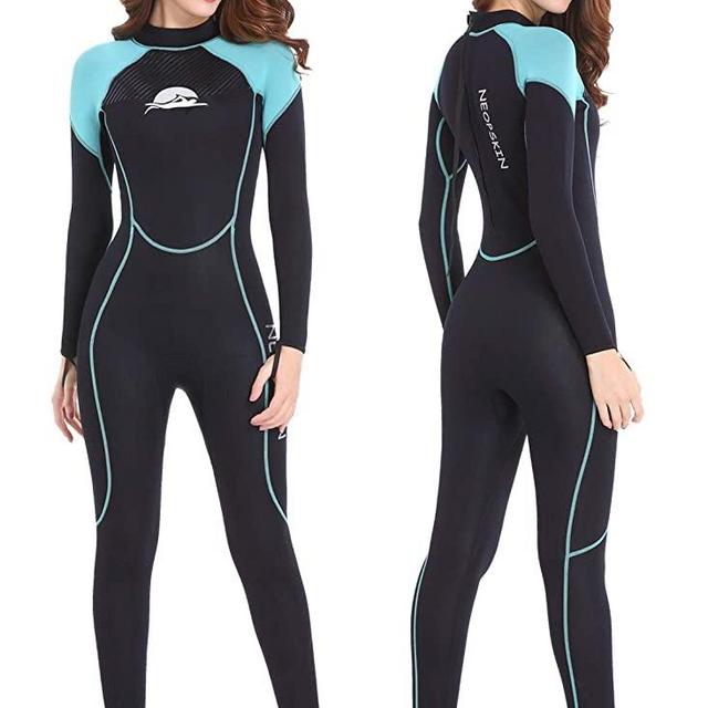 NeopSkin Wetsuits Women Men Youth 2mm Neoprene Wet Suits for Women in Cold Water Full Body Dive Suit for Diving Snorkeling Surfing Swimming Canoeing