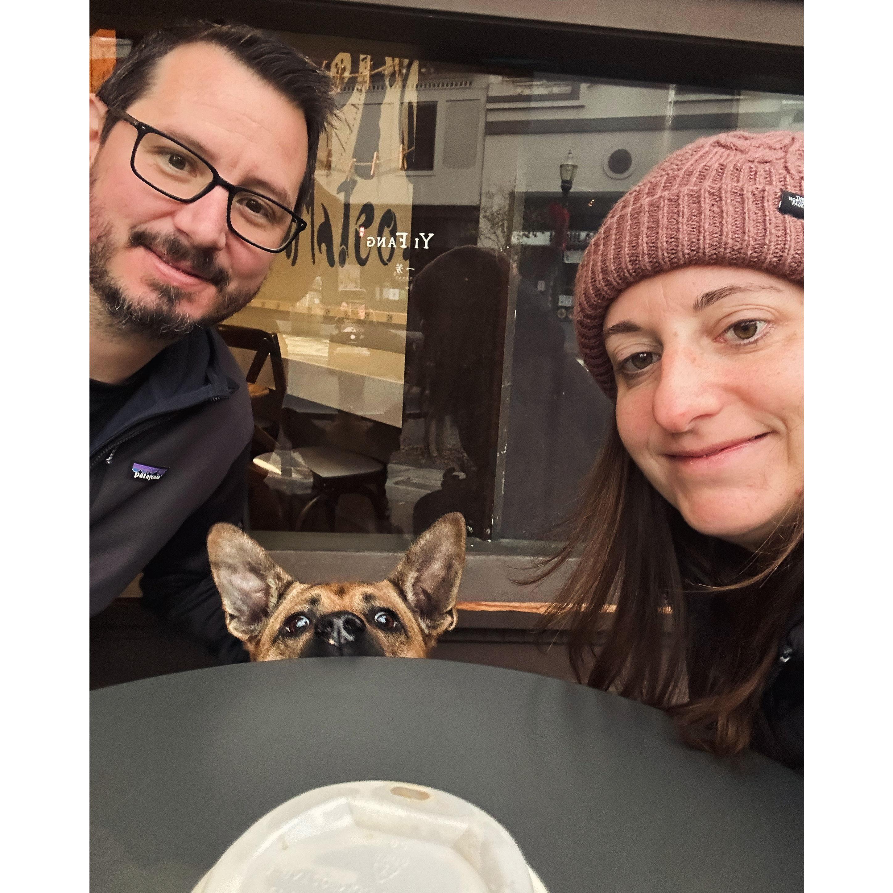 5 years together. Our tradition New Years Day Philz coffee date