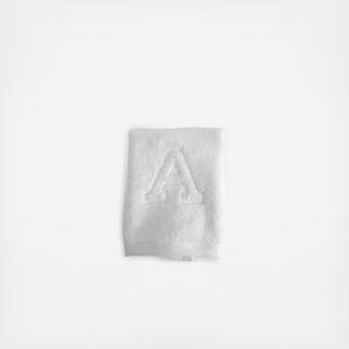 Auberge Monogrammed Wash Cloth, Set of 4