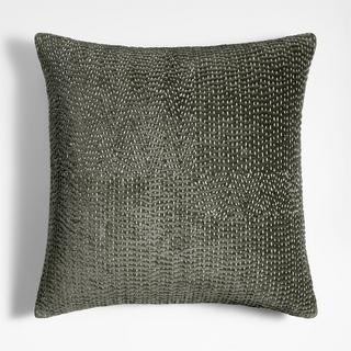 Sashiko Throw Pillow Cover