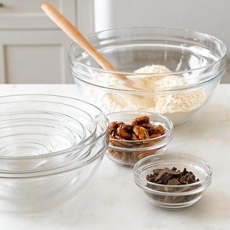 10-Piece Glass Mixing Bowl Set