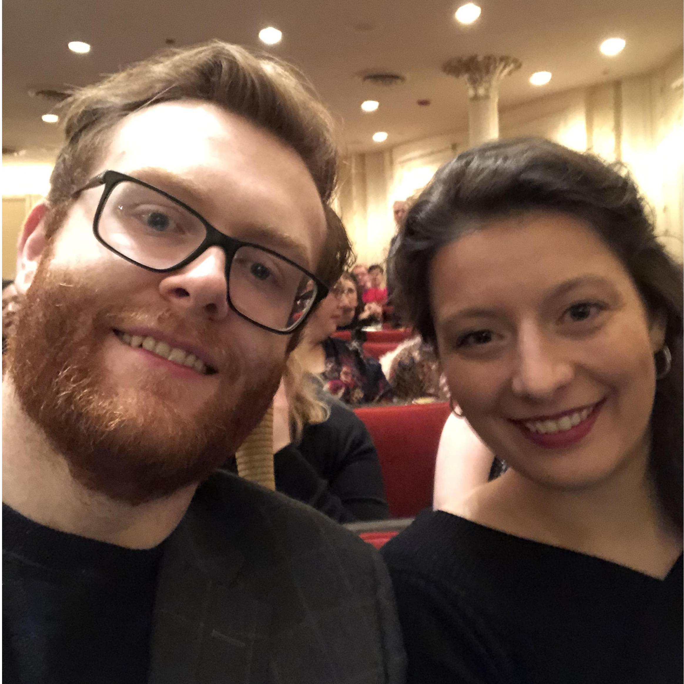 At the symphony, 2019.