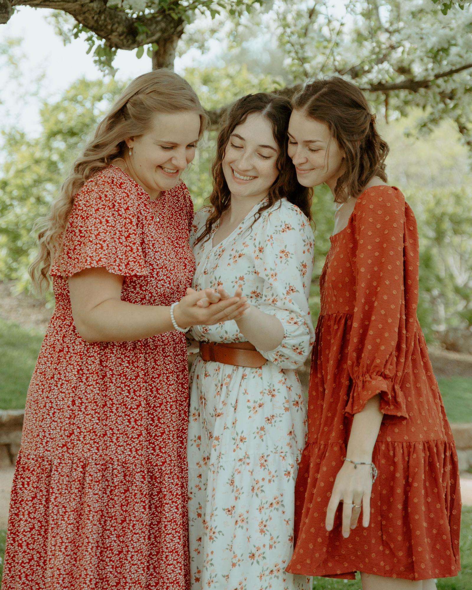 Some friends who were there when Brett proposed and helped him plan it.