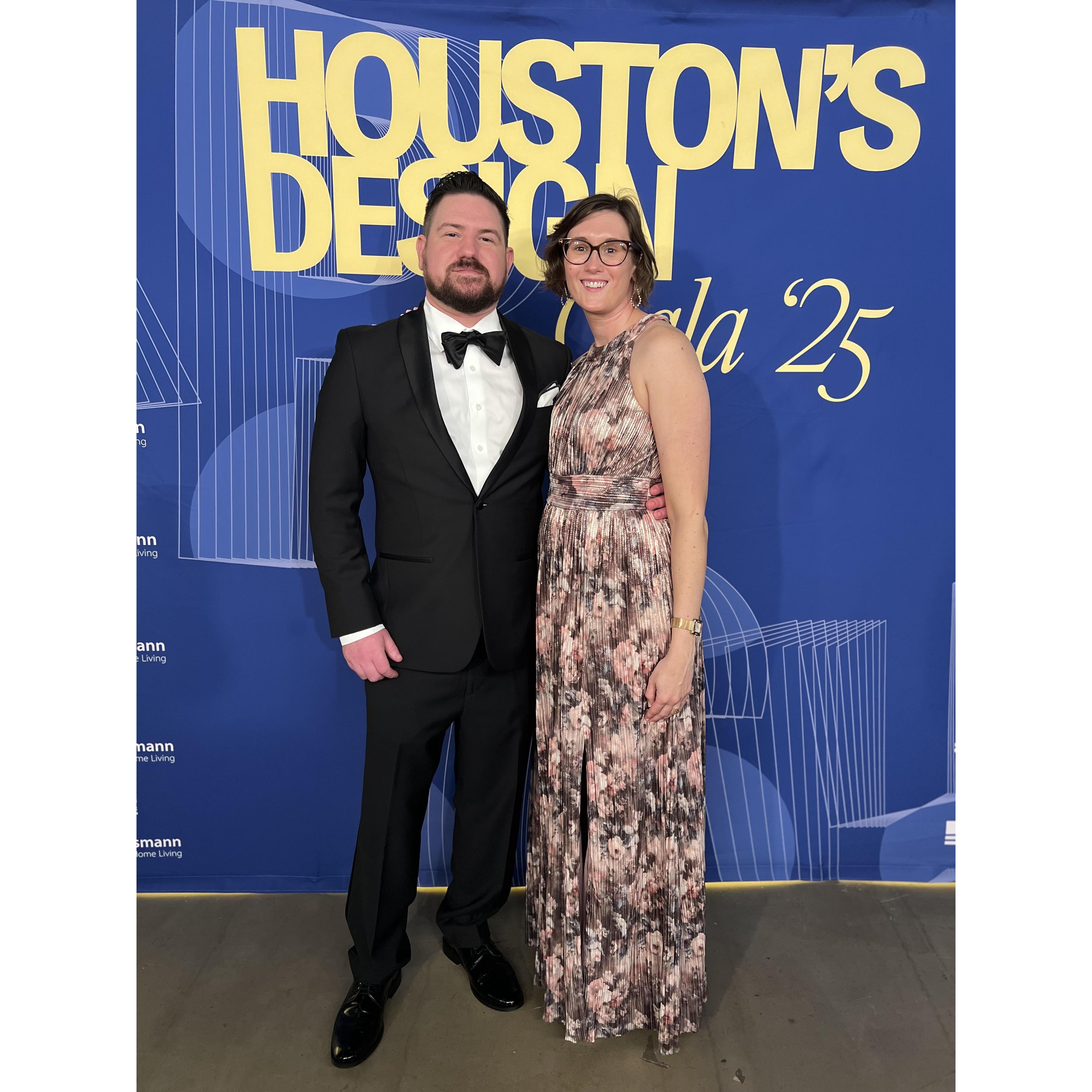 Looking sharp at the Houston Design Gala