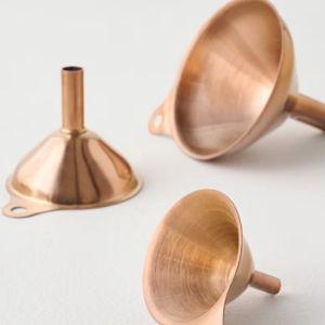 Copper Funnel Set of Three