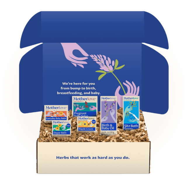 Motherlove Bump to Baby Box - Ready to Gift Herbal Baby Shower Gift