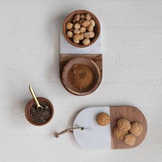 4-Piece Decorative Tray and Bowl Set