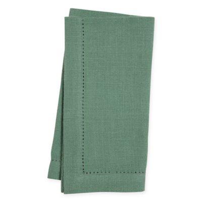 Rustic Hemstitch Napkin in Forest (Set of 4)